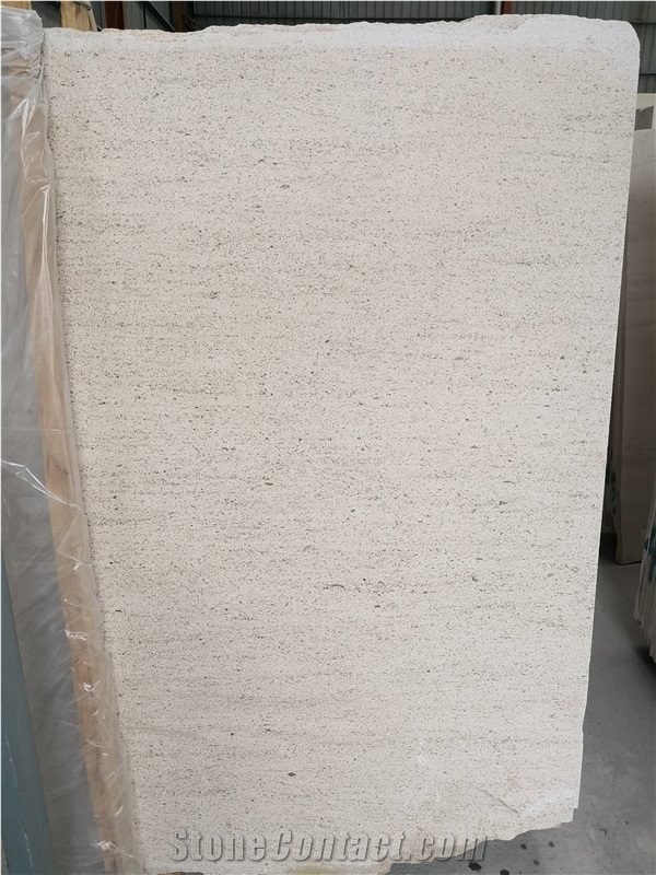 Portugal Cream Rocco Beige Limestone Slab Tile
