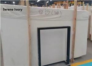 Serene Ivory Limestone Slab Tile