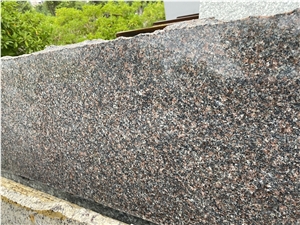 Swedish Mahogany Red Granite Slab Kitchen Tile