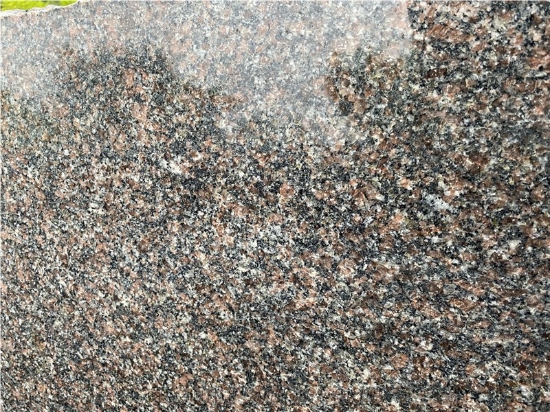 Swedish Mahogany Red Granite Slab Kitchen Tile