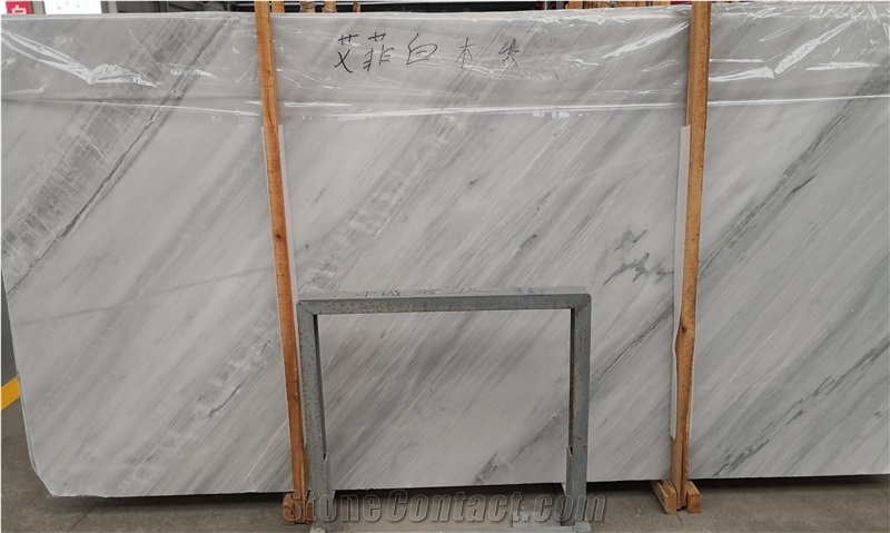 Turkey Afyon White Marble Slab Kitchen Tile Floor