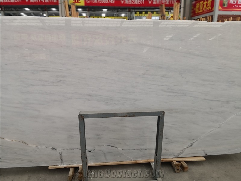 Turkey Afyon White Marble Slab Kitchen Tile Floor