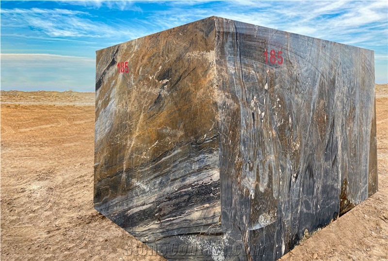 Diba Crystal Brown Marble Blocks