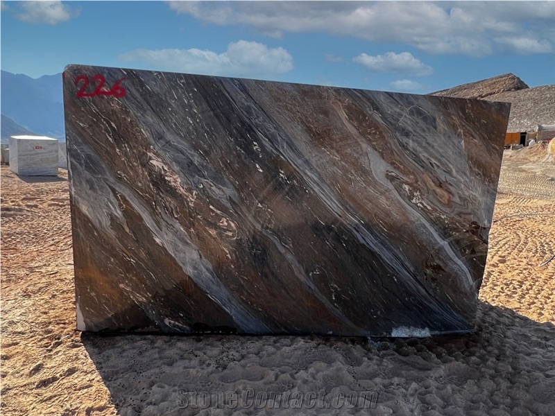 Diba Crystal Brown Marble Blocks