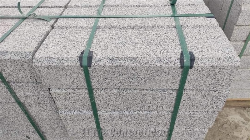 Bergama Grey Granite Tiles, Slabs