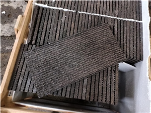 Combed- Chiseled Basalt Tiles
