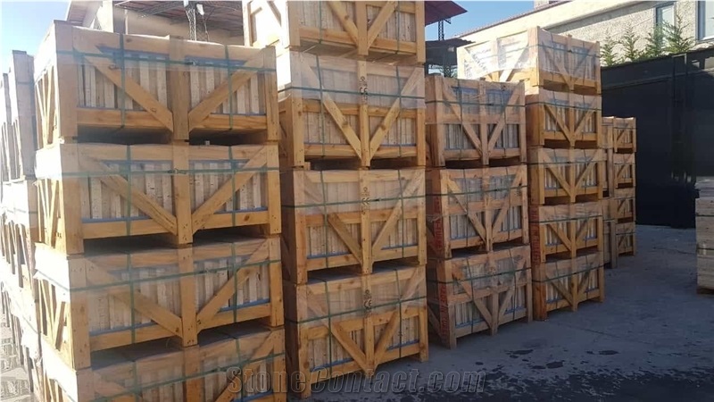 Denizli Medium Travertine Slabs, Travertine Tiles