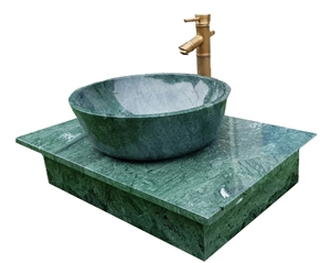NATURAL STONE LAVABO Vanity Unit - INDIA GREEN MARBLE