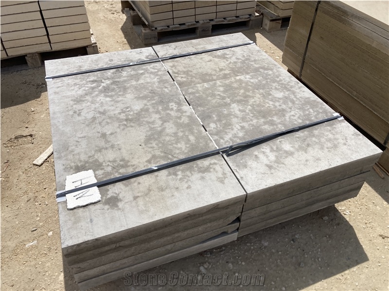 Charcoal Lueders Limestone Slabs
