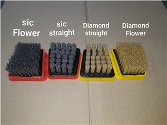 Silicone Carbide Brushes, Antique Abrasive Brush