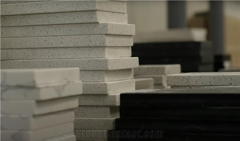 Uniquartz - A Crema Quartz Slabs, Tiles