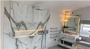 Atlas Plan Calacatta Imperiale Porcelain Bathroom Countertop