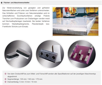 Stone Polishing, Grinding Abrasives, Frankfurt Abrasives