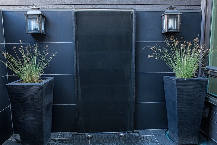 Vietnam Black Basalt Honed Tiles