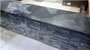 Custom Design Green Glacier Quartzite Countertops