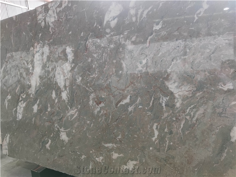 China Ocean  Blue Grey Marble Tiles& Slab Wall Stone Design