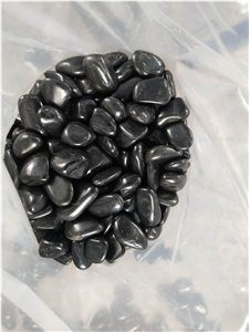 High Polished Black Pebble Stone For Garden