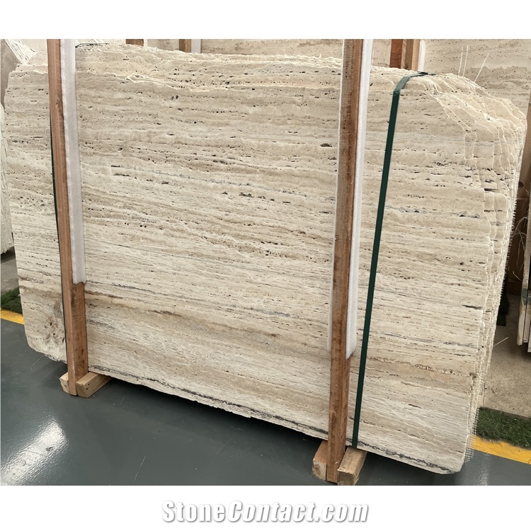 Iran Super White Travertine  Slabs