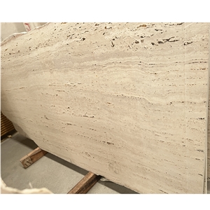 Iran Super White Travertine  Slabs