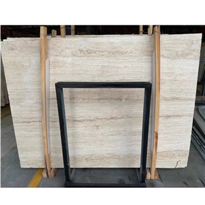 Iran Super White Travertine  Slabs