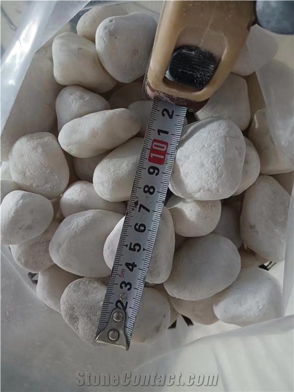 Wholesale Snow White Pebble Garden  Pebble Stone