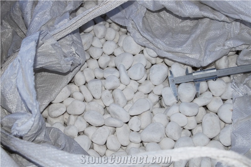 Wholesale Snow White Pebble Garden  Pebble Stone