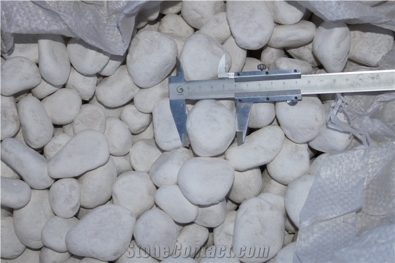 Wholesale Snow White Pebble Garden  Pebble Stone