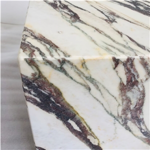 Natural Stone Square Block Marble Cube Table