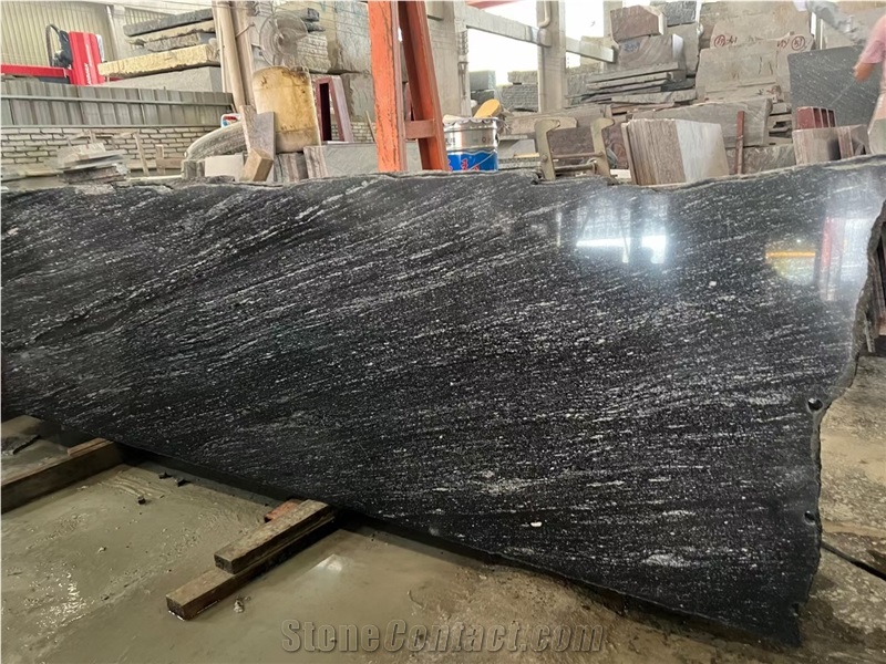 Shadow Snow Night Snow Black Chinese Granite Slabs And Tiles