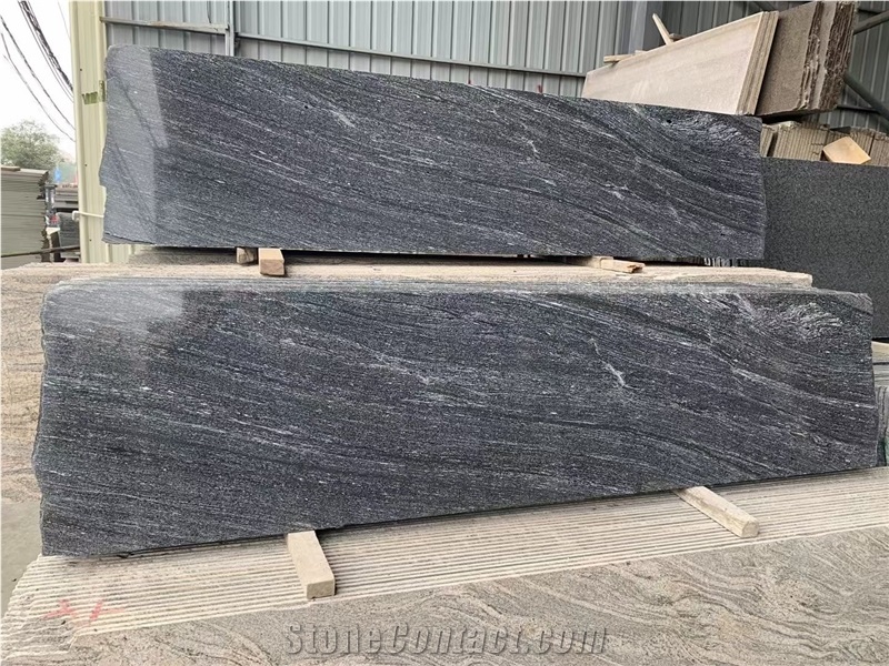 Shadow Snow Night Snow Black Chinese Granite Slabs And Tiles
