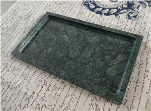 Green Marble Serving Plates