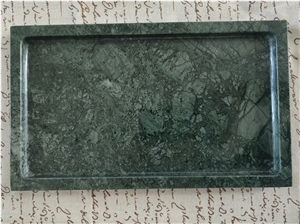 Green Marble Serving Plates