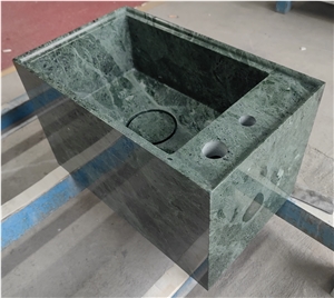 Wall  Hung Empress Green Marble Sink