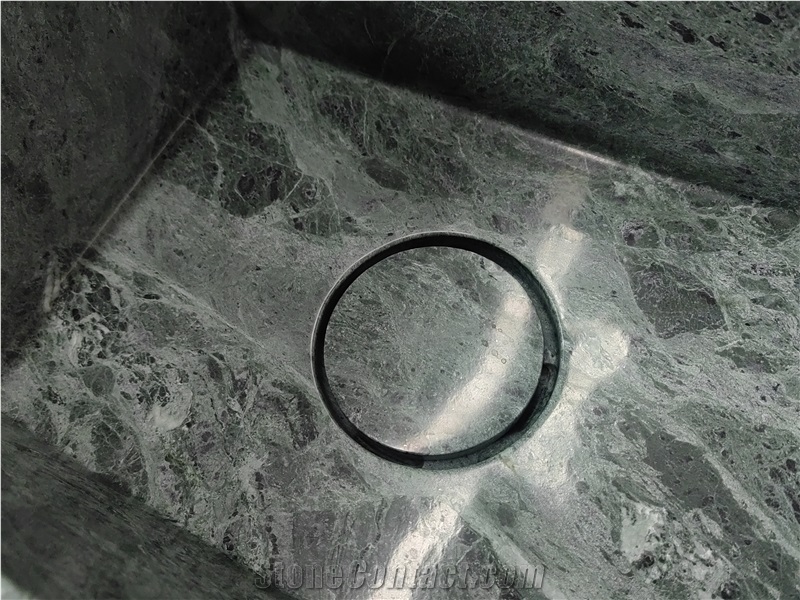 Wall  Hung Empress Green Marble Sink
