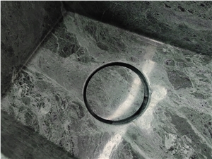 Wall  Hung Empress Green Marble Sink