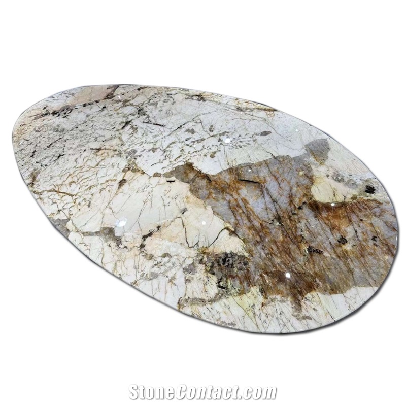 Avocatus Quartzite Dining Tabletop Coffee Tabletop
