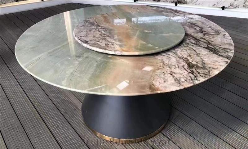 Maestro Green Quartzite Round Table Tops