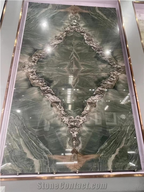 Maestro Green Quartzite Slabs For Luxury Design