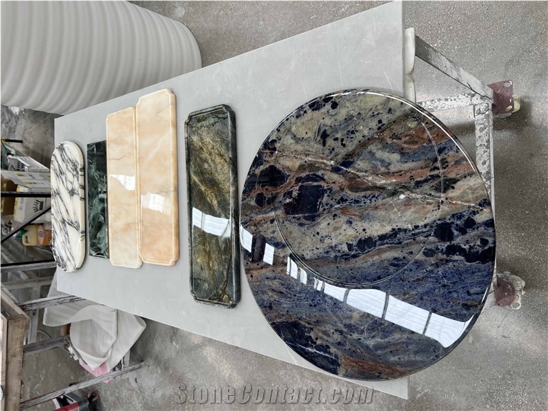 Multicolor Natural Marble Plates
