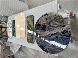 Multicolor Natural Marble Plates
