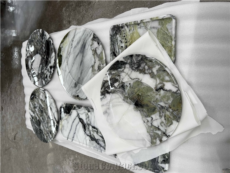 Multicolor Natural Marble Plates