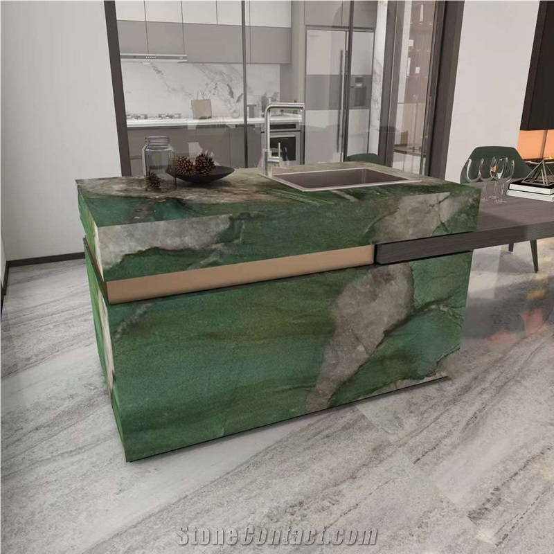 Verde Lapponia Green Quartzite  Table Tops