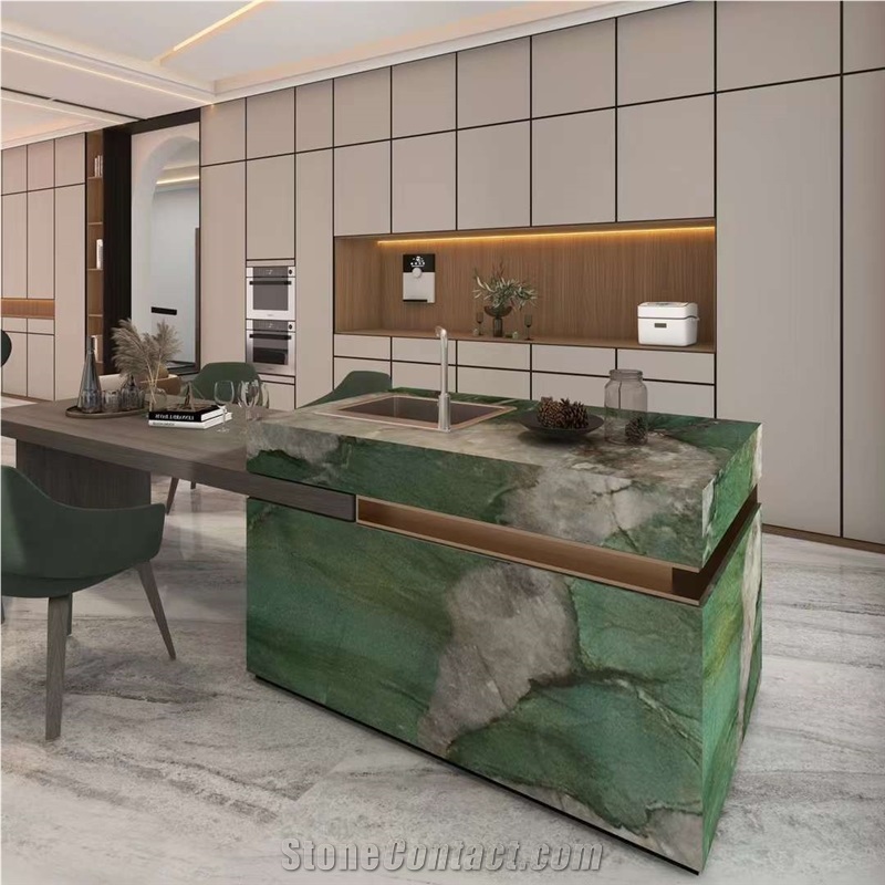Verde Lapponia Green Quartzite  Table Tops