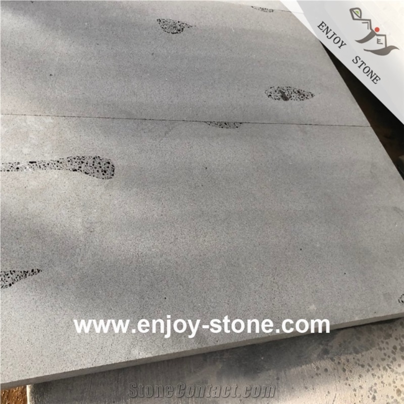 Machine Cut Grey Basalt Tiles For Wall/Flooring
