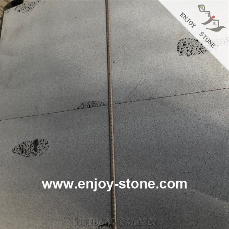 Machine Cut Grey Basalt Tiles For Wall/Flooring