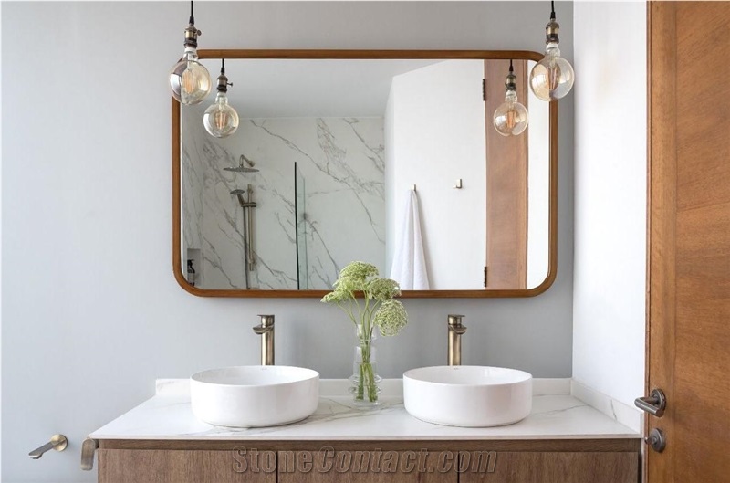 Neolith Calacatta Sintered Stone Bathroom Top