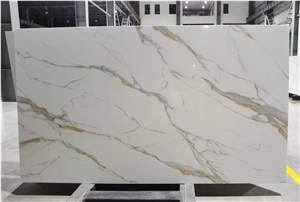 Calacatta Gold 3Th Nano Stone Bookmatch  Slab