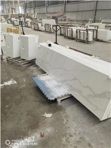 Calacatta White Quartz Counter Top