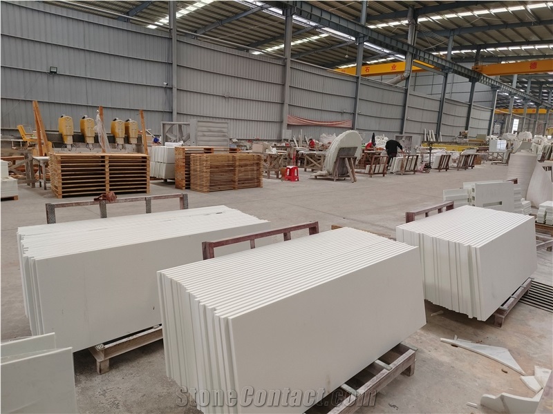 Nano Crystallized Glass Stone Super White Tiles 30.5X61x1cm