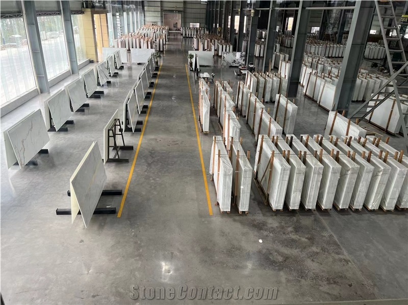 Nano Crystallized Glass Stone Super White Tiles 30.5X61x1cm